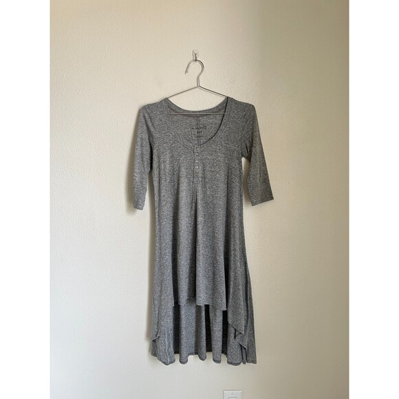 We The Free Women's Drippy Jersey Hi-Low Dress in Heather Gray Size SMALL - Picture 1 of 5